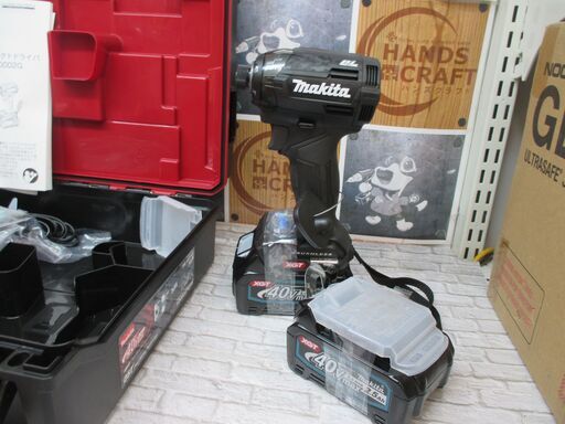 makita マキタ TD002GRDX インパクトドライバ 未使用 40V バッテリー×2 充電器 【ハンズクラフト宜野湾店】