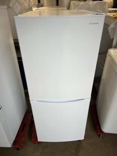 2022年製アイリスオーヤマ ノンフロン２ドア冷蔵庫142L/ホワイト/配送設置可能