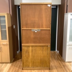 トレファク神戸南店】レンジボード 2枚扉【取りに来られる方限定】