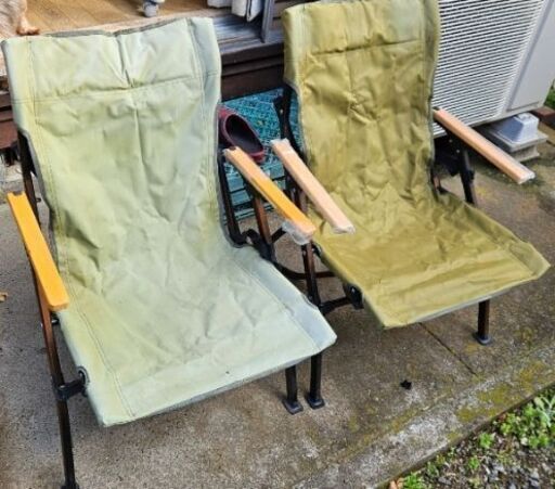 キャンプ　チェア2個セット