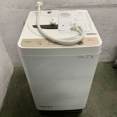 【SHARP】 シャープ 全自動電機洗濯機 洗濯6.0㎏ 風乾燥...