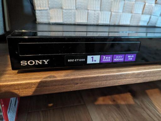 ブルーレイレコーダー SONY