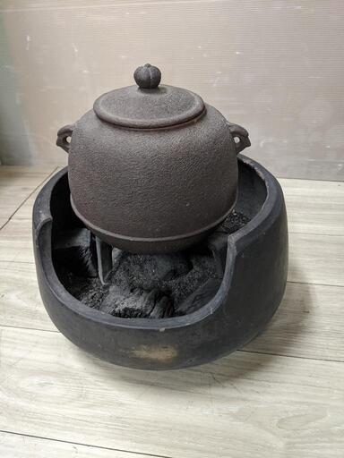 茶釜 風炉 風炉釜 茶道具　セット
