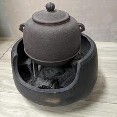 茶釜 風炉 風炉釜 茶道具　セット