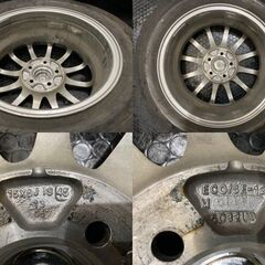 タイヤ走行短め【BS BLIZZAK VRX2 185/60R15】スタッドレス【ECO FORME SE-12 15インチ 6J5HPCD100+45】170系シエンタ等　(TF333)