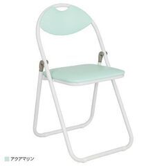 折りたたみ椅子 ホワイトフレーム W430 D475 ×H795...