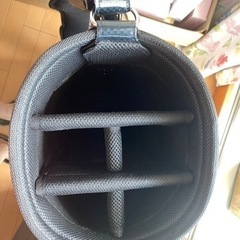 キャディバッグ PUレザー スポーツゴルフバッグ メンズゴルフバッグ レディースゴルフバッグ防水耐摩耗性 9.5モデル ブラックスポーツ ゴルフ