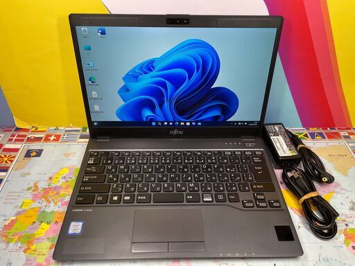 JC0175　富士通 LIFEBOOK U938/S SIMフリー 13.3型 FHD 美品　Windows11