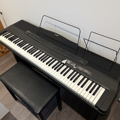 　イス、ピアノ台、譜面台付きCASIO 電子ピアノ