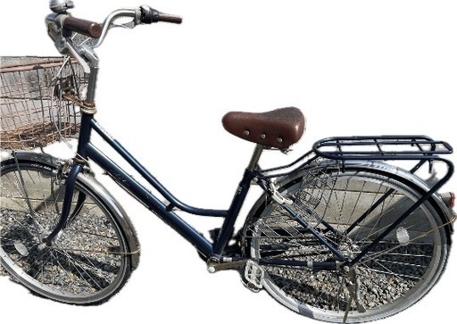 26型 自転車 ネイビー/内装3段変速