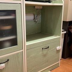 【取引中】ディノスのレンジ台 食器棚　キッチン収納