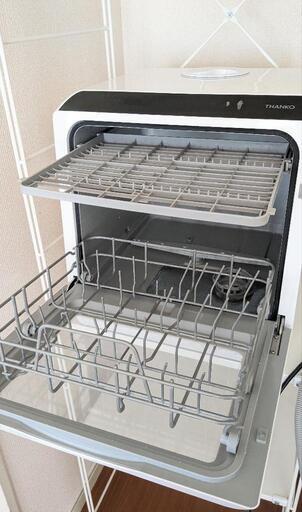 【決定しました】THANKO　サンコー　食洗機　ラクア　STTDWADW　ホワイト