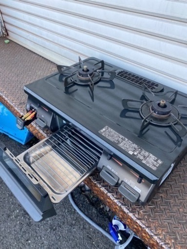 RTE670BKR/LP グリル付ガステーブル 片面焼グリル 右強火力 幅約60cm