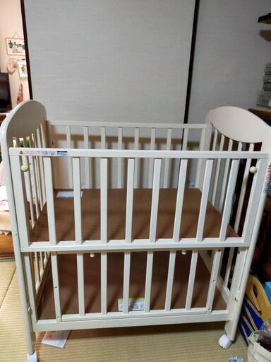 KATOJI ホワイト ベビーベッド