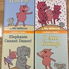 幼児用英語絵本４冊セット　Elephant & Piggie