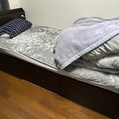 ニトリ 収納付き シングルベッド 