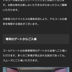 即決のみ　コンサドーレ開幕戦3/10 ゴールドシート２枚
