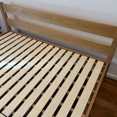 無印良品　木製組立式ベッドフレーム　クイーンサイズ　