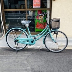 決まりました！) 中古自転車完成！24インチのクルーザーのような中古 