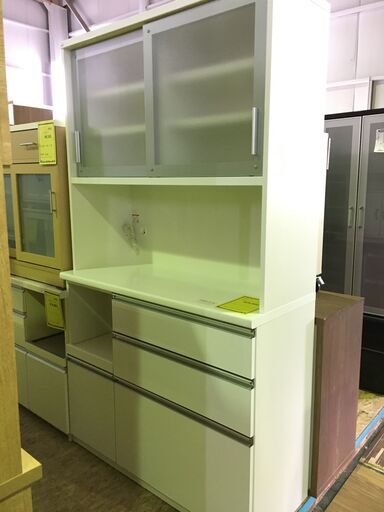 松田家具 ｼｽﾃﾑｷｯﾁﾝﾎﾞｰﾄﾞ ｾﾞｸｼｵﾚﾝｼﾞ 白