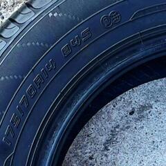 🌞175/70R14⭐工賃込み！ヤリス、ヴィッツ、カローラアクシオ、シエンタ、ポルテ、フィット、キューブ等に！バリ山！美品！ENASAVE！DUNLOP製サマータイヤ入荷しました🌞