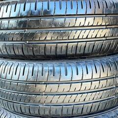 🌞175/70R14⭐工賃込み！ヤリス、ヴィッツ、カローラアクシオ、シエンタ、ポルテ、フィット、キューブ等に！バリ山！美品！ENASAVE！DUNLOP製サマータイヤ入荷しました🌞