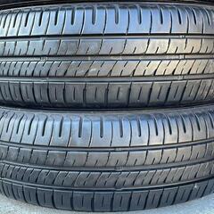 🌞175/70R14⭐工賃込み！ヤリス、ヴィッツ、カローラアクシオ、シエンタ、ポルテ、フィット、キューブ等に！バリ山！美品！ENASAVE！DUNLOP製サマータイヤ入荷しました🌞