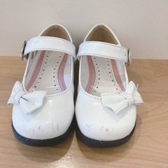 フォーマルシューズ　16.0 15.5 ホワイト　靴/バッ...