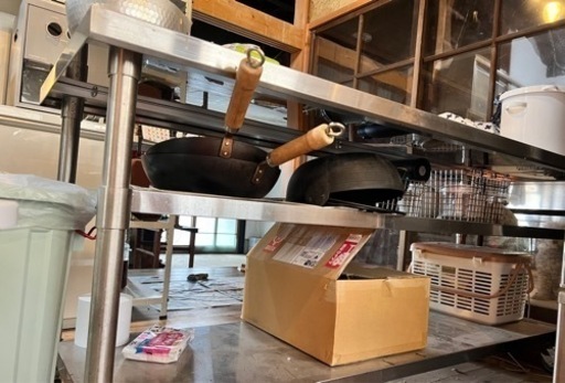 大型　美品！KIPROSTAR ステンレス　飲食店　店舗　カフェ　調理場　食堂　作業台　調理台　業務用　カウンター　台所　キッチン