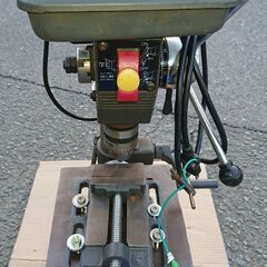 🔴山口市、ボール盤￥3万位⇒￥18000🔴アースマン高さ72cm、取付13mm、5段変速🔴実用品❗