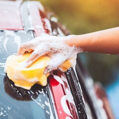 洗車します！