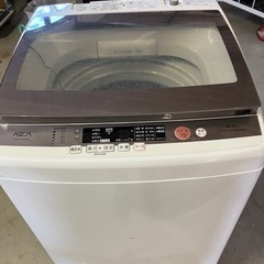 洗濯機 AQUA AQW-GV800E(W) 8キロ 2018年製