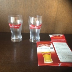 Budweiserバドワイザー　タンブラー　グラス　コップ　2個セット