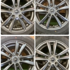 ＜バリ溝スタッドレス＞GYLE 15in 6J+53 PCD114.3 ダンロップ ウィンターマックスWM02 195/65R15 ノア ヴォクシー エスクァイア ストリーム