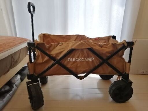 キャリーワゴン　クイックキャンプ　サンド　大型タイヤ