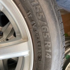 お引渡し決定ﾗｼﾞｱﾙﾀｲﾔ（ﾎｲｰﾙ付き）155/65R14