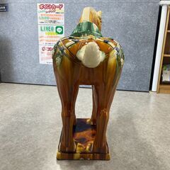 ジ148】馬の陶器置物