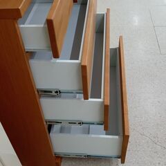 ☆ジモティ割あり☆ (有)福山木工所 レンジボード ナチュラル H191×D45 