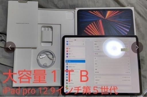 iPad Pro 第五世代　Wifiモデル　1TB