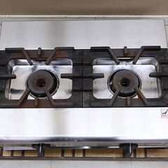 マルゼン maruzen RGC-064C パワークック ガステーブルコンロ 業務用ガスコンロ LP プロパンガス 圧電式自動点火 W600×D450×H200mm (J1365nnxY)