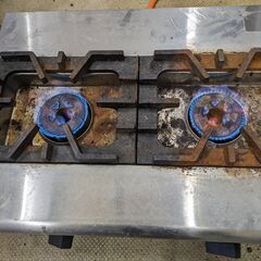 マルゼン maruzen RGC-064C パワークック ガステーブルコンロ 業務用ガスコンロ LP プロパンガス 圧電式自動点火 W600×D450×H200mm (J1365nnxY)