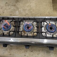 maruzen マルゼン M823C ガスコンロ 3口ガスコンロ LPガス 業務用 ガステーブルコンロ ニュー飯城 (J1366saxY)