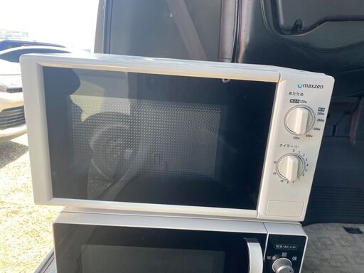 2020年　電子レンジ 17L ターンテーブル 西日本専用 一人暮らし 1人暮らし シンプル 単機能 700W プッシュボタン マクスゼン MAXZEN JM17BGZ01 60hz