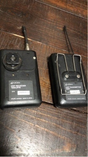 AZDEN ワイヤレスマイク 105LT ENG