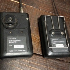 AZDEN ワイヤレスマイク　105LT ENG AZDEN ワイヤレスマイク 105LT ENG