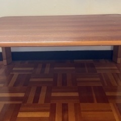 折りたたみ式　木製テーブル