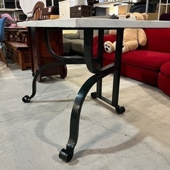 ☆希少品!!☆ ガーデン テーブル フローラダニカ タイル張り 金属フレーム