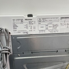 配達可 【ハイセンス4.5k 洗濯機】 ☆6ヶ月保証付/2021年製【管理
