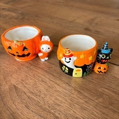 ハロウィンかわいい容器デザートカップ２個セット