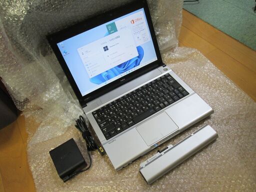 【他サイトで売却済】下取り・発送可！ NEC Versapro Core i5 実測1303g Windows11 Pro / Office 2016 Professional インストール済（ライセンス認証済）12インチ ノートPC